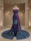 Organza de Soie Bordeaux et Éclats Azur
