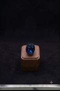 Bague cocktail pavée rubis