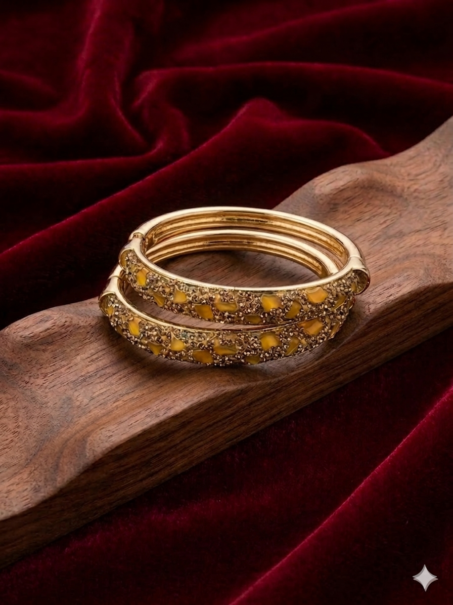 Duo de Bracelets Joncs en Pierres Naturelles