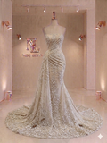 Tulle d’Apparat aux Perles de Culture Serties