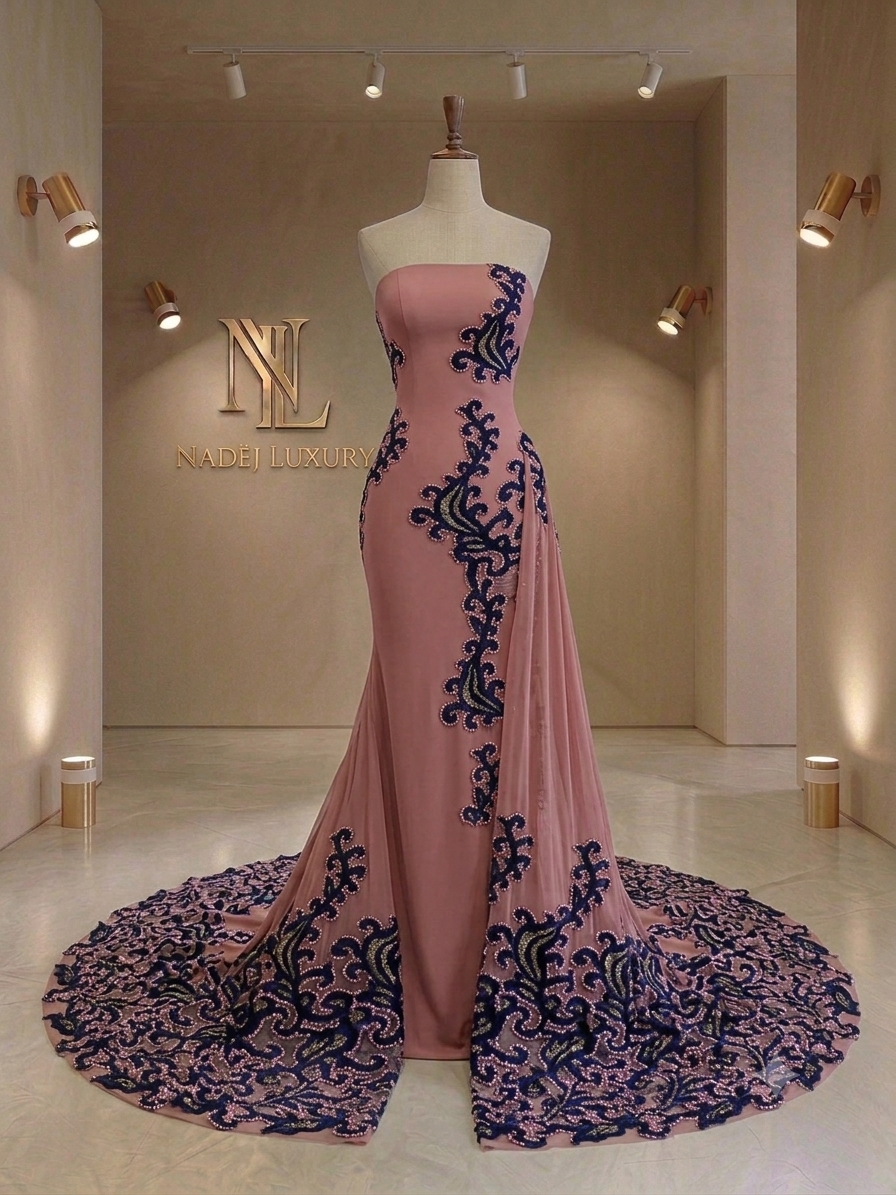 Trio Couture Royale Vieux Rose et Velours