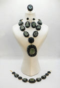 Parure Exceptionnelle en Citrine Verte