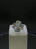 Bague Trèfle à Quatre Cristaux
